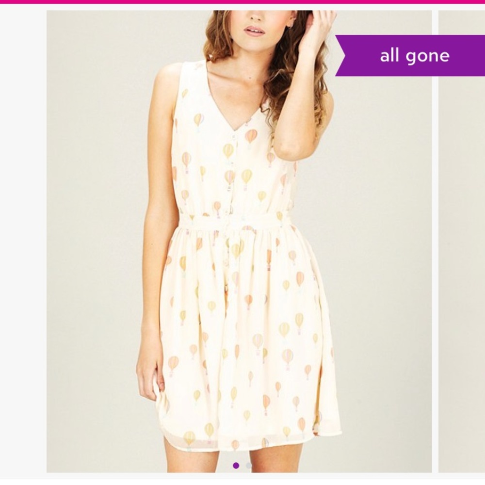 NWOT Sugarhill boutique hot air balloon dress